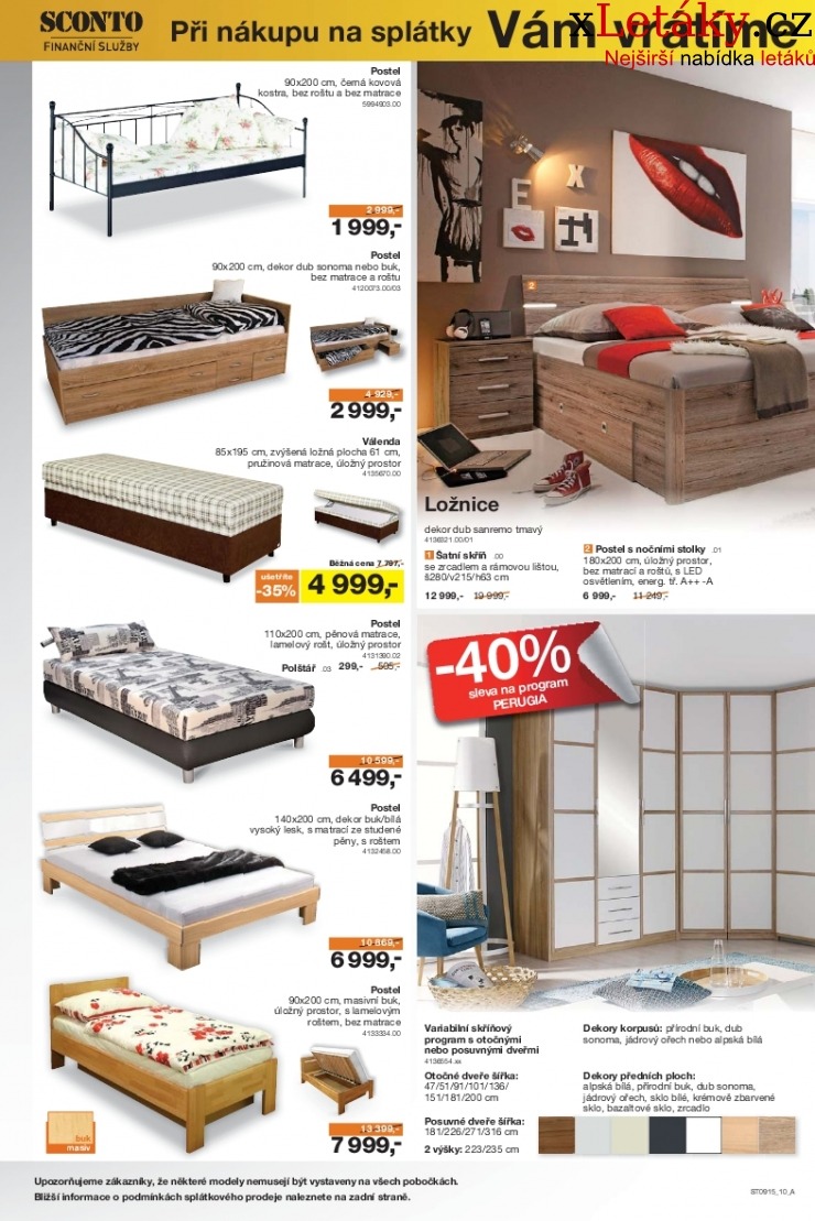 leták Sconto nábytek leták strana 1 leták Sconto nábytek leták strana 1