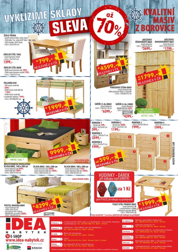 leták Idea nábytek Akční leták od 15. 6. 2015 strana 1 leták Idea nábytek Akční leták od 15. 6. 2015 strana 1
