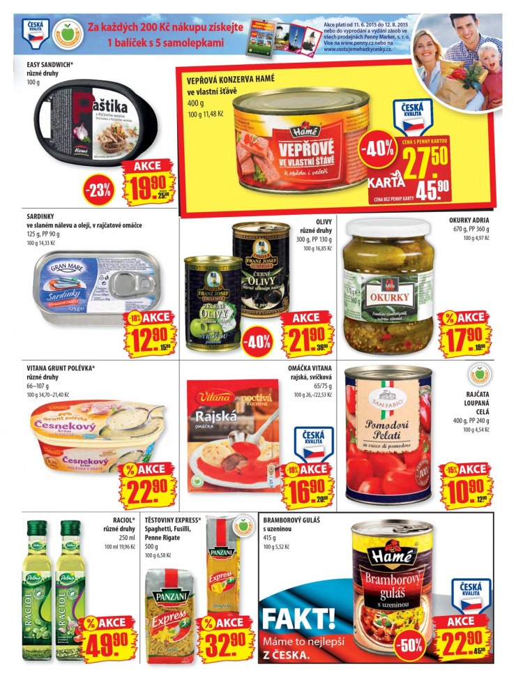 leták Penny Aktuální nabídka od 18. 6. 2015 strana 1 leták Penny Aktuální nabídka od 18. 6. 2015 strana 1