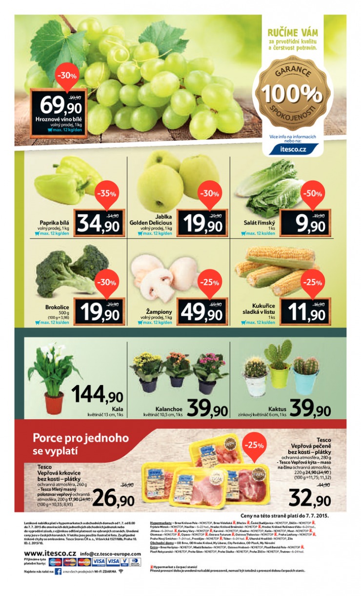 leták Tesco OD od 1.7.2015 strana 1 leták Tesco OD od 1.7.2015 strana 1