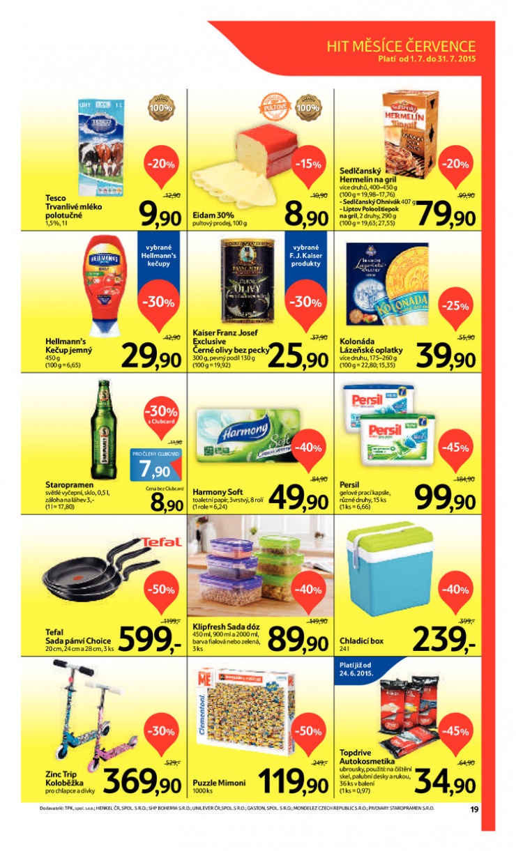 leták Tesco velké hypermarkety od 1.7.2015 strana 1 leták Tesco velké hypermarkety od 1.7.2015 strana 1