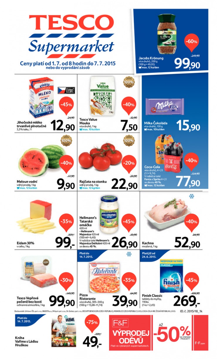 leták Tesco supermarkety od 1.7.2015 strana 1 leták Tesco supermarkety od 1.7.2015 strana 1