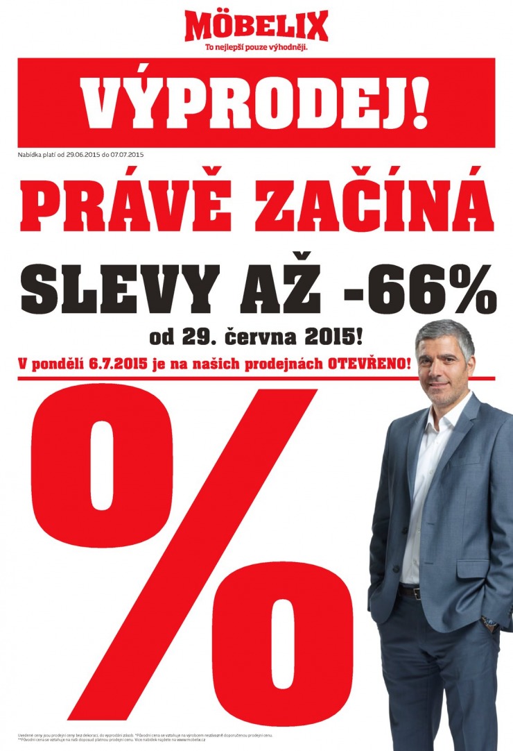 leták Mobelix Aktuální prospekt od 29.6.2015 strana 1 leták Mobelix Aktuální prospekt od 29.6.2015 strana 1