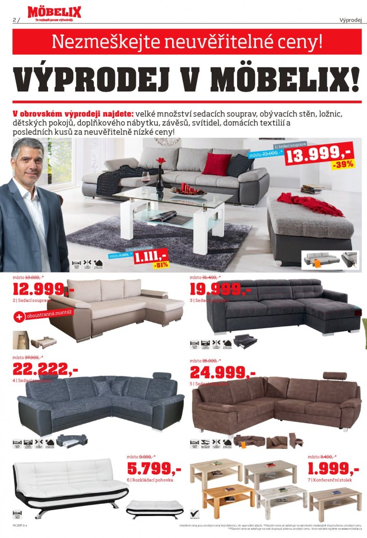 leták Mobelix Aktuální prospekt od 29.6.2015 strana 1 leták Mobelix Aktuální prospekt od 29.6.2015 strana 1