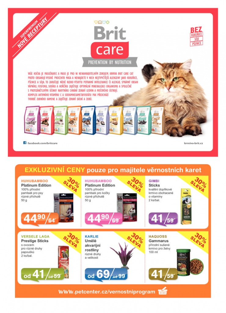 leták Pet Center Akční leták od 1.7.2015 strana 1 leták Pet Center Akční leták od 1.7.2015 strana 1
