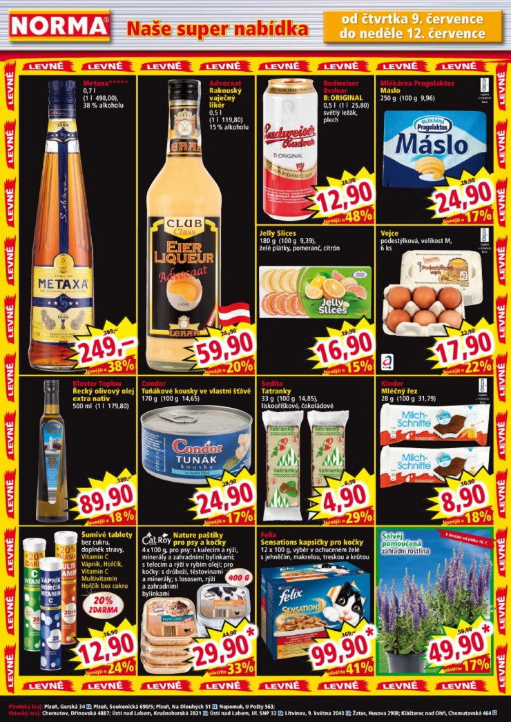 leták Norma Aktuální leták od 6.7.2015 strana 1 leták Norma Aktuální leták od 6.7.2015 strana 1