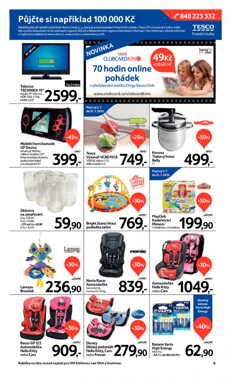leták Tesco velké hypermarkety od 8.7.2015 strana 1 leták Tesco velké hypermarkety od 8.7.2015 strana 1