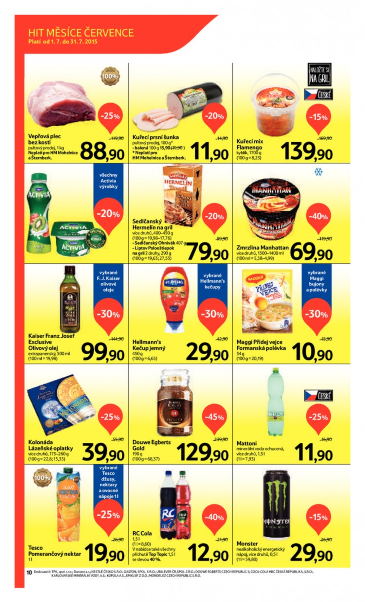 leták Tesco velké hypermarkety od 8.7.2015 strana 1 leták Tesco velké hypermarkety od 8.7.2015 strana 1