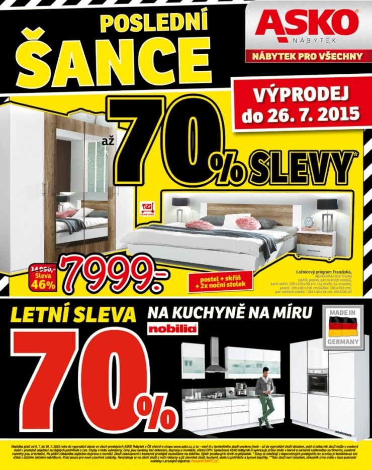 leták Asko nábytek katalog od 9.7.2015 strana 1 leták Asko nábytek katalog od 9.7.2015 strana 1