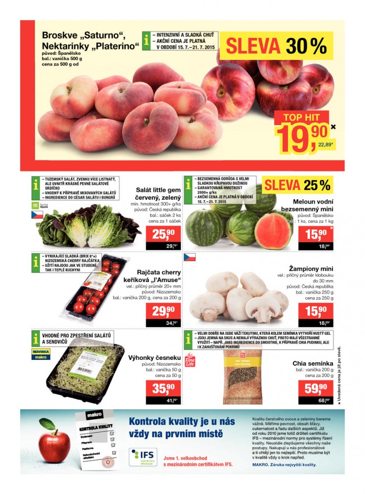 leták Makro Potraviny od 15.7.2015 strana 1 leták Makro Potraviny od 15.7.2015 strana 1