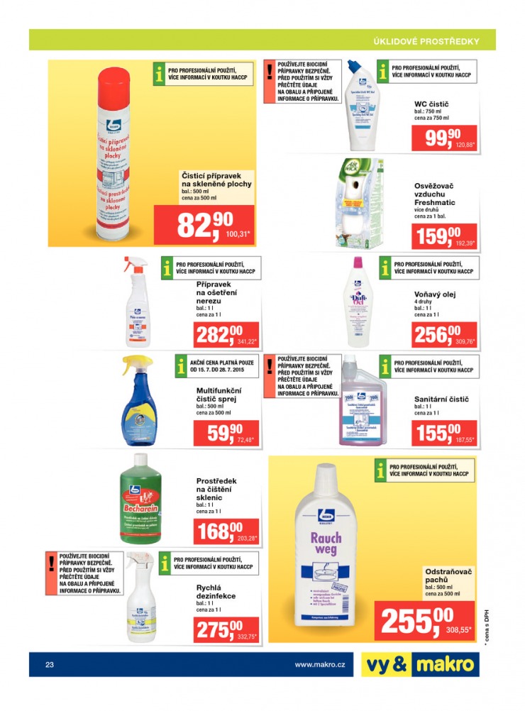 leták Makro Bar od 15.7.2015 strana 1 leták Makro Bar od 15.7.2015 strana 1