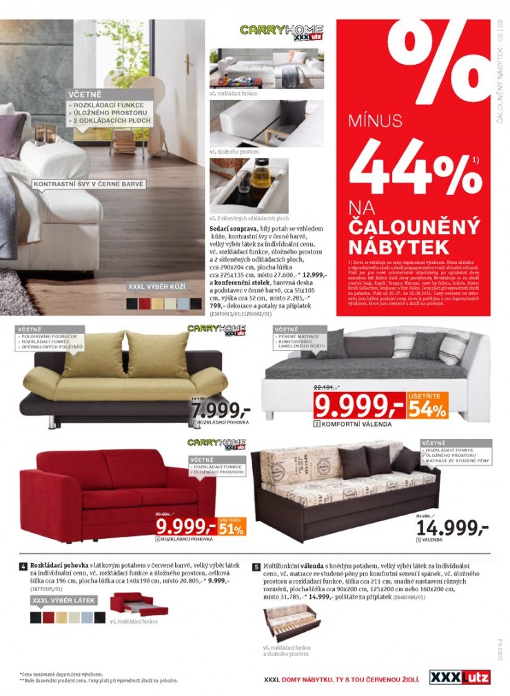 leták XXXLutz Aktuální prospekt od 20.7.2015 strana 1 leták XXXLutz Aktuální prospekt od 20.7.2015 strana 1