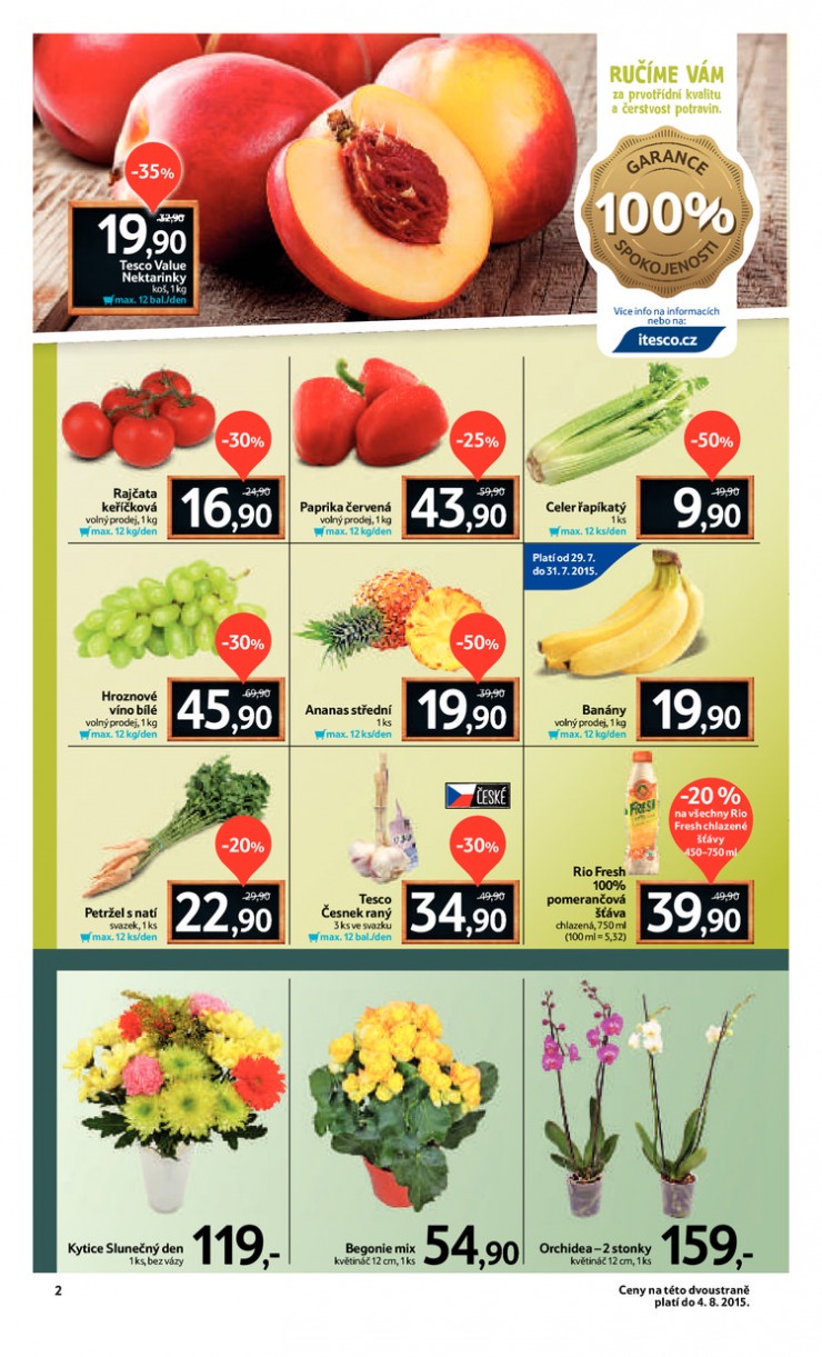 leták Tesco velké hypermarkety od 29.7.2015 strana 1 leták Tesco velké hypermarkety od 29.7.2015 strana 1
