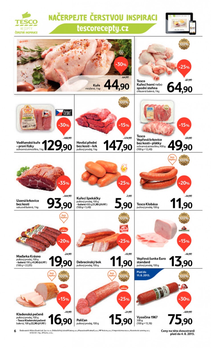 leták Tesco velké hypermarkety od 29.7.2015 strana 1 leták Tesco velké hypermarkety od 29.7.2015 strana 1