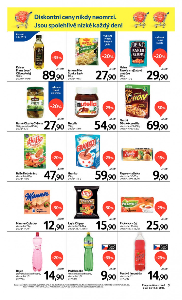 leták Tesco supermarkety od 29.7.2015 strana 1 leták Tesco supermarkety od 29.7.2015 strana 1