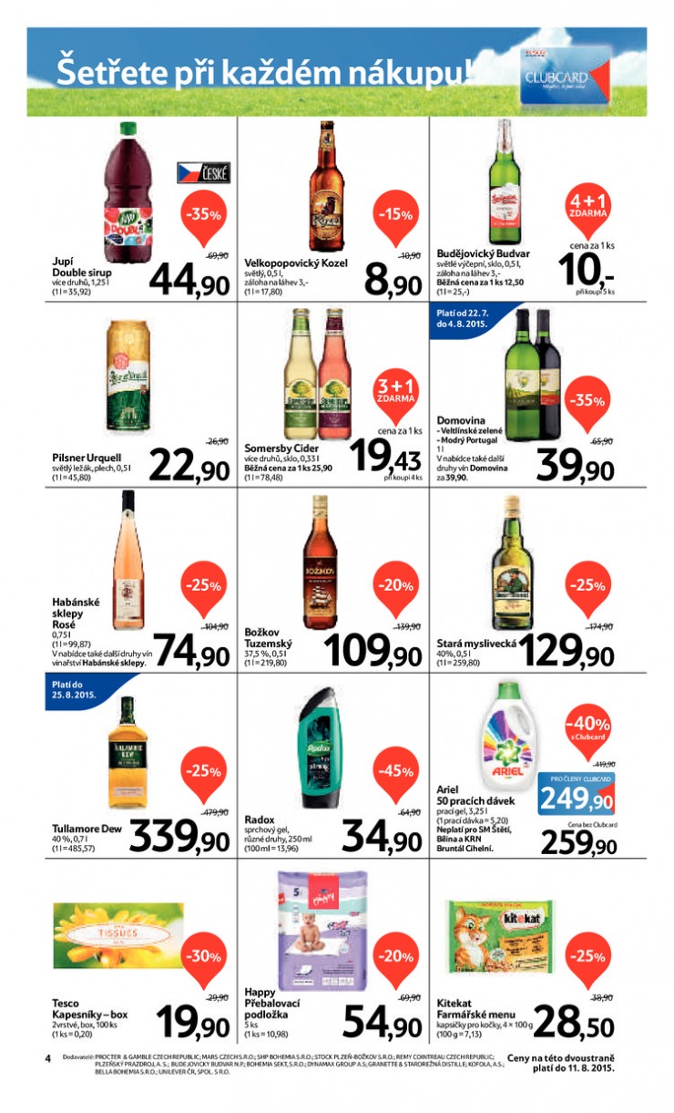 leták Tesco supermarkety od 29.7.2015 strana 1 leták Tesco supermarkety od 29.7.2015 strana 1