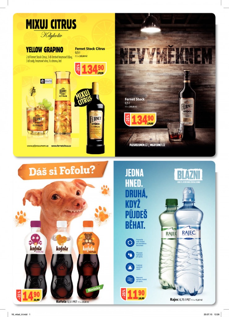 leták Žabka Aktuální od 29.7.2015 strana 1 leták Žabka Aktuální od 29.7.2015 strana 1