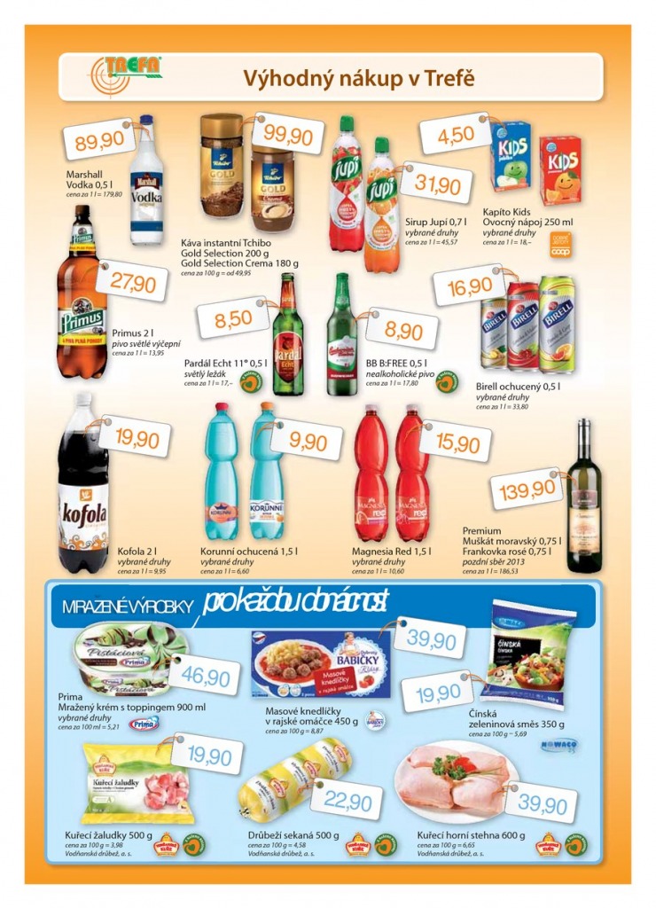 leták COOP Trefa od 29.7.2015 strana 1 leták COOP Trefa od 29.7.2015 strana 1