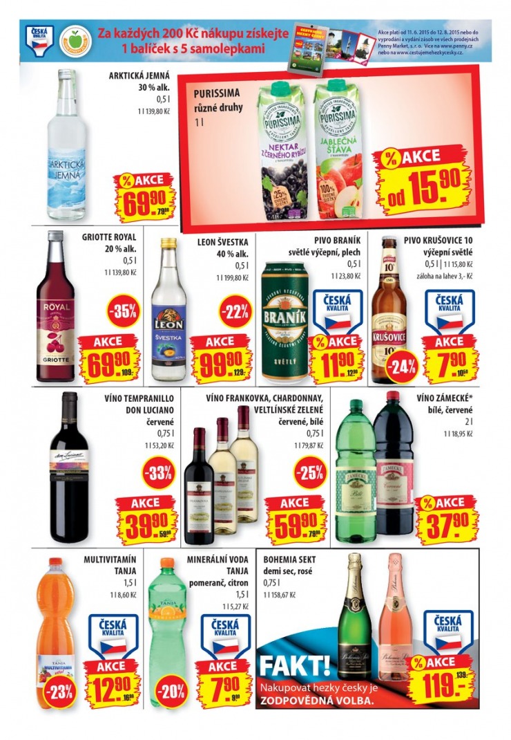 leták Penny Aktuální nabídka od 3.8.2015 strana 1 leták Penny Aktuální nabídka od 3.8.2015 strana 1