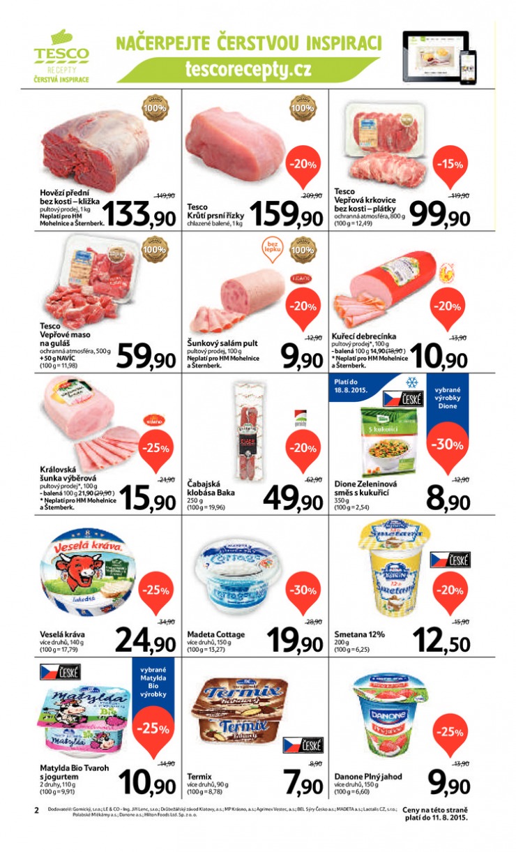 leták Tesco velké hypermarkety od 5.8.2015 strana 1 leták Tesco velké hypermarkety od 5.8.2015 strana 1