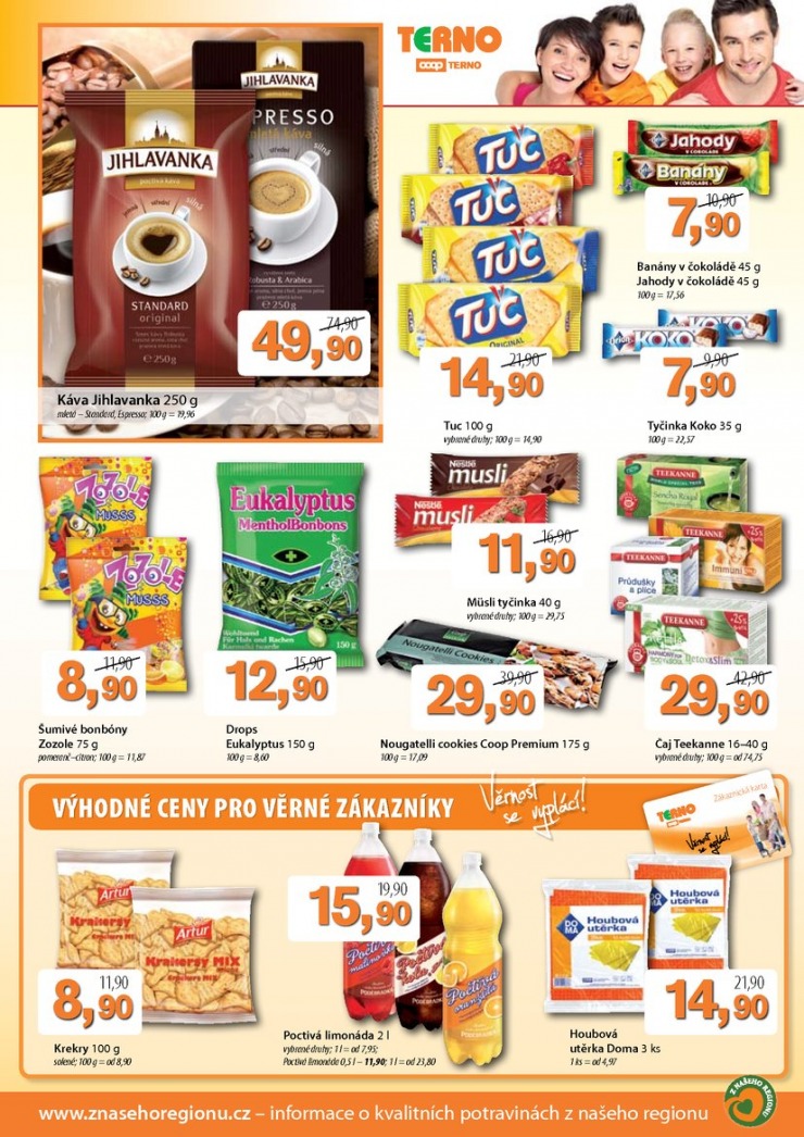 leták COOP Terno od 5.8.2015 strana 1 leták COOP Terno od 5.8.2015 strana 1