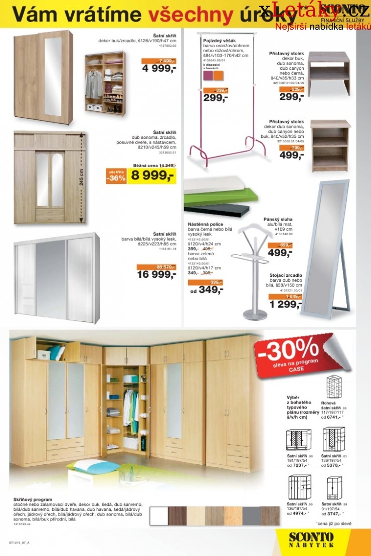 leták Sconto nábytek leták strana 1 leták Sconto nábytek leták strana 1