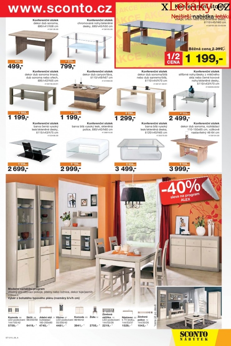 leták Sconto nábytek leták strana 1 leták Sconto nábytek leták strana 1