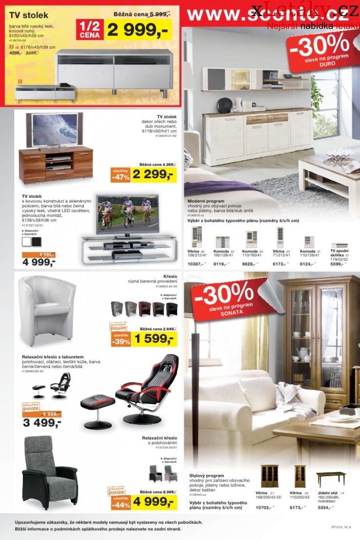 leták Sconto nábytek leták strana 1 leták Sconto nábytek leták strana 1