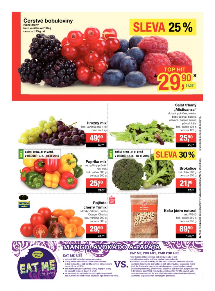 leták Makro Potraviny od 12.8.2015 strana 1 leták Makro Potraviny od 12.8.2015 strana 1