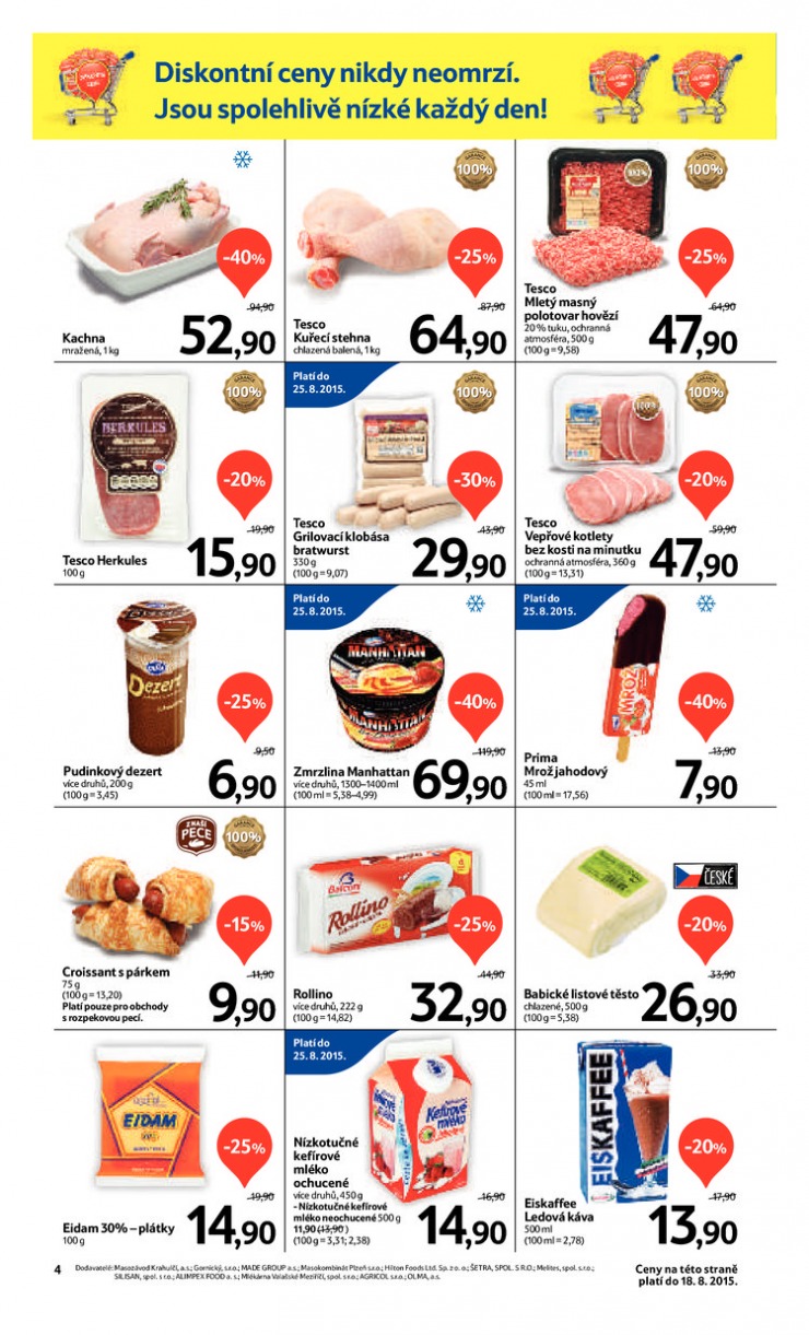 leták Tesco supermarkety od 12.08.2015 strana 1 leták Tesco supermarkety od 12.08.2015 strana 1