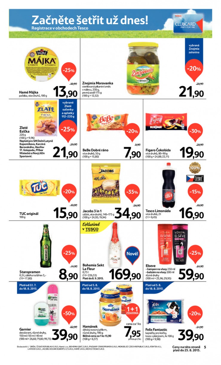 leták Tesco supermarkety od 12.08.2015 strana 1 leták Tesco supermarkety od 12.08.2015 strana 1