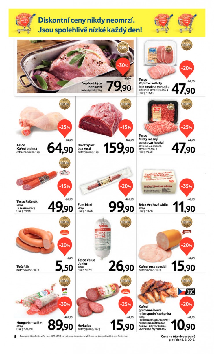 leták Tesco velké hypermarkety od 12.08.2015 strana 1 leták Tesco velké hypermarkety od 12.08.2015 strana 1