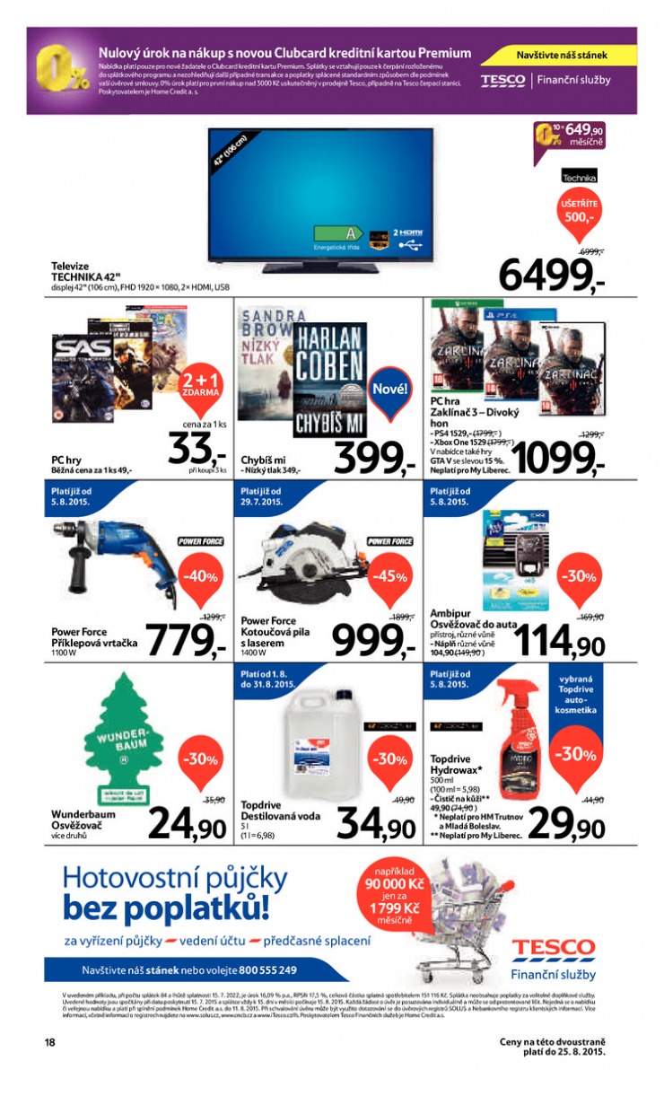 leták Tesco velké hypermarkety od 12.08.2015 strana 1 leták Tesco velké hypermarkety od 12.08.2015 strana 1