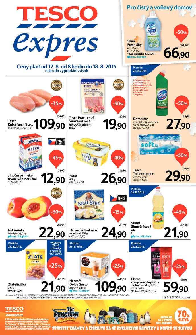 leták Tesco Expres obchody od 12.08.2015 strana 1 leták Tesco Expres obchody od 12.08.2015 strana 1