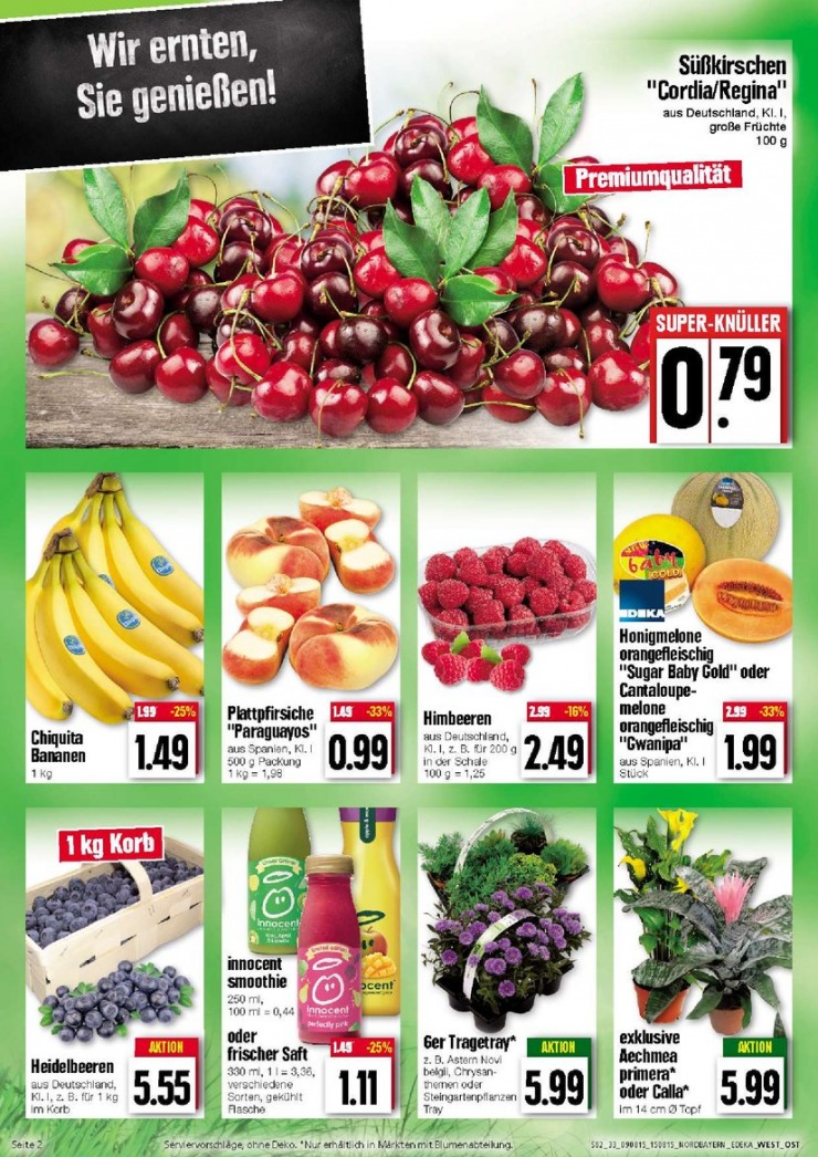 leták Německo Edeka.de od 10.08.2015 strana 1 leták Německo Edeka.de od 10.08.2015 strana 1