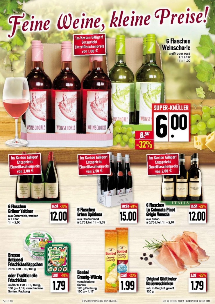 leták Německo Edeka.de od 10.08.2015 strana 1 leták Německo Edeka.de od 10.08.2015 strana 1