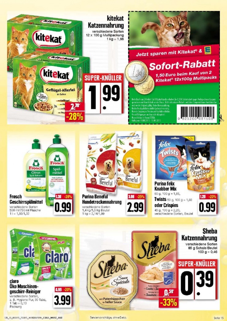 leták Německo Edeka.de od 10.08.2015 strana 1 leták Německo Edeka.de od 10.08.2015 strana 1