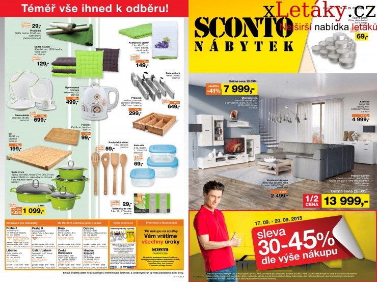 leták Sconto nábytek leták strana 1 leták Sconto nábytek leták strana 1
