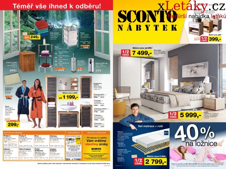 leták Sconto nábytek leták strana 1 leták Sconto nábytek leták strana 1
