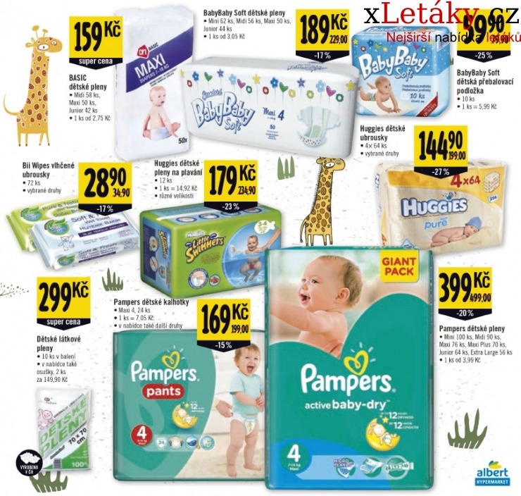 leták Albert Hypermarket - Katalog Baby leták strana 1 leták Albert Hypermarket - Katalog Baby leták strana 1