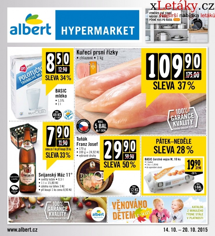 leták Albert Hypermarket leták strana 1 leták Albert Hypermarket leták strana 1