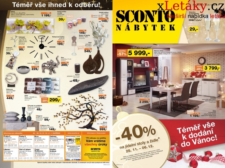 leták Sconto nábytek leták strana 1 leták Sconto nábytek leták strana 1