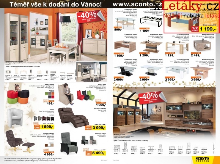 leták Sconto nábytek leták strana 1 leták Sconto nábytek leták strana 1