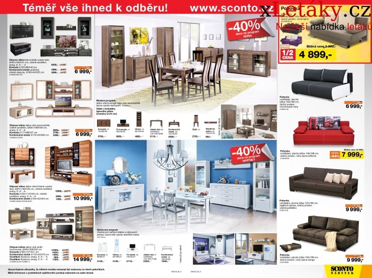 leták Sconto nábytek leták strana 1 leták Sconto nábytek leták strana 1